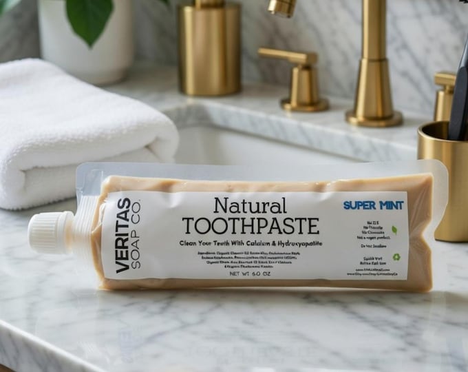 Hydroxyapatite Toothpaste: Super Mint, Fluoride-Free, Whitening
