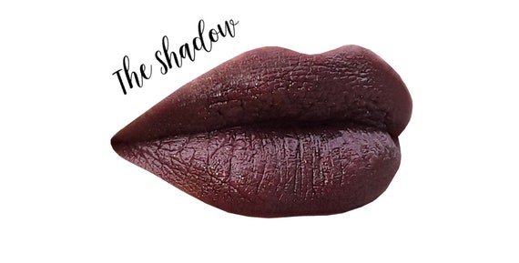sheer black lipstick
