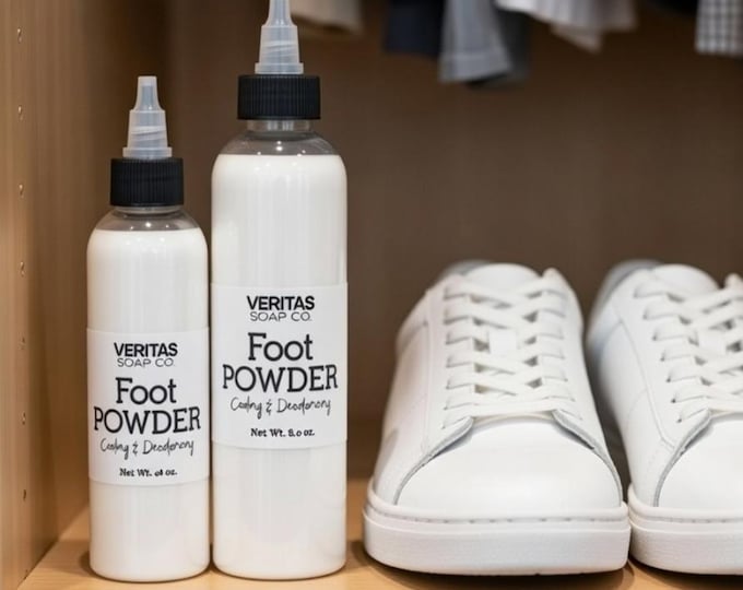Cooling Foot Powder: Organic Deodorizing Powder with Essential Oils