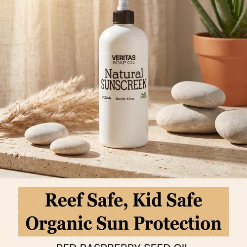 Organic Natural Sunscreen – Reef Safe, Kid Safe
