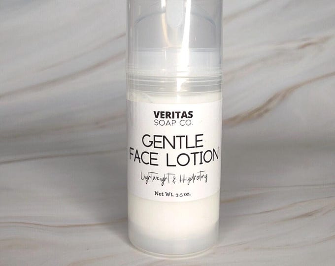 GENTLE FACE LOTION | Hyaluronic Acid | Rose Hydrosol | Non-Greasy | Lightweight Lotion | Skin Firming Cream | Hyaluronic Acid Serum
