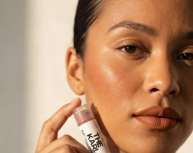 Warm Matte Sienna - THE KARI Multi Stick - Vegan Cream Makeup, Blush, Lipstick