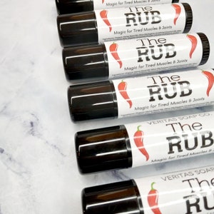 THE RUB - Magic for Tired Muscles & Joints / HOT! / Cold / Pain Relief / Arnica / Ghost Peppers / Turmeric / Sports / Yoga