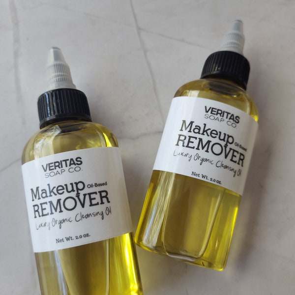 MAKEUP REMOVER - A Lovely Blend of Organic Oils to Help Remove Long Wearing & Waterproof Makeup / Vegan / 24 hour Makeup / Cleansing Oil