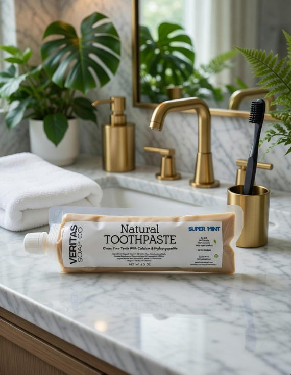 Hydroxyapatite Toothpaste: Super Mint, Fluoride-Free, Whitening