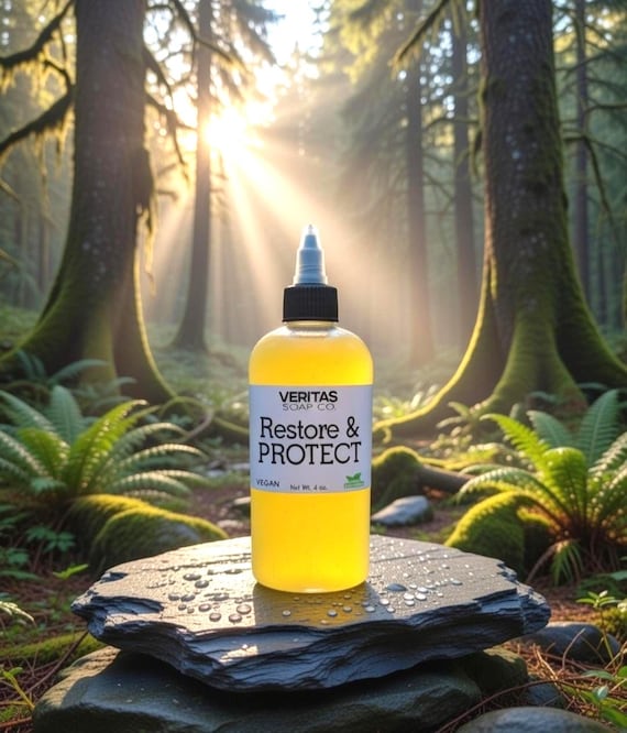 RESTORE & PROTECT - Vegan Green Tea Skin Elixir – Dry Skin Repair, Hydration