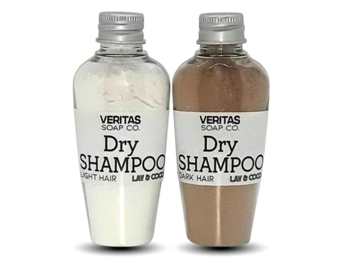 DRY SHAMPOO - For Light & Dark Hair | Vegan | Organic Rice Starch