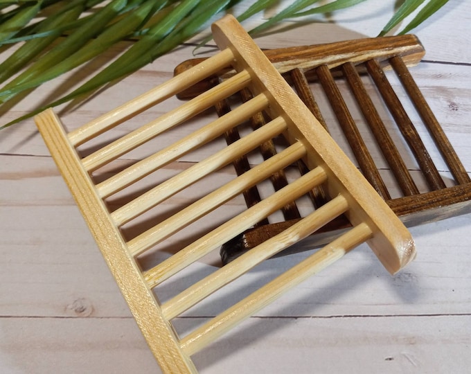 Ladder Style SOAP DISH | Soap Saver | Pine | Eco Friendly | Wood
