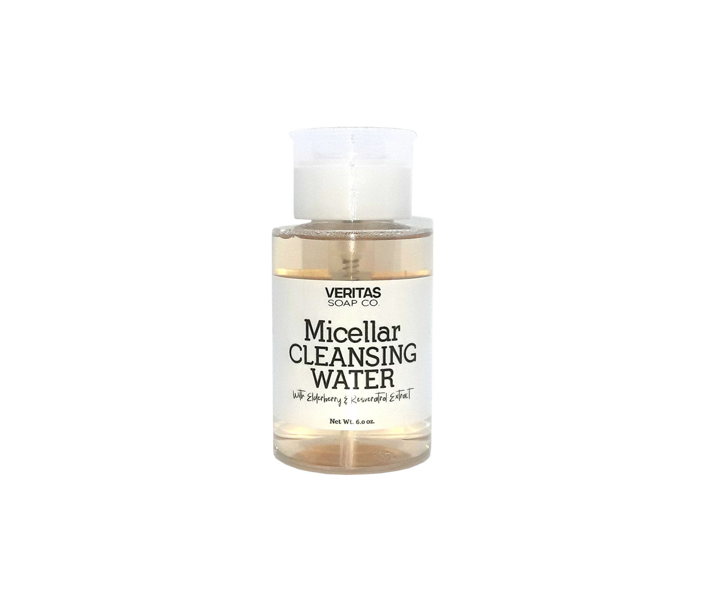 MICELLAR WATER No Rinse Cleanser w/ Elderberry & Resveratrol Extract