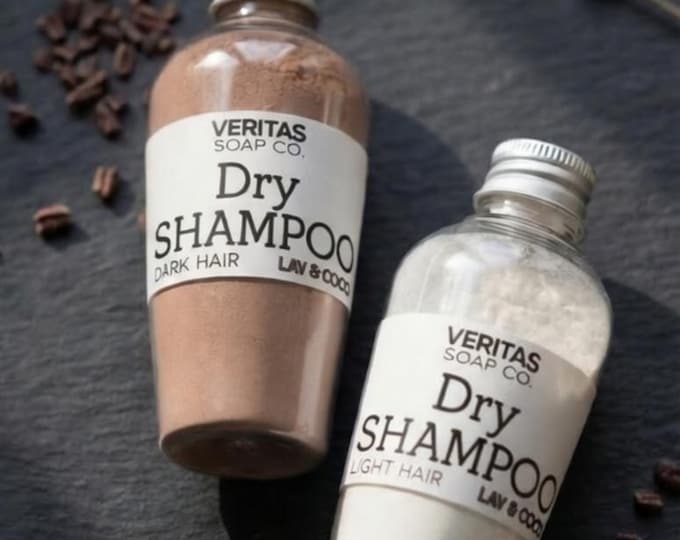 DRY SHAMPOO - For Light & Dark Hair | Vegan | Organic Rice Starch