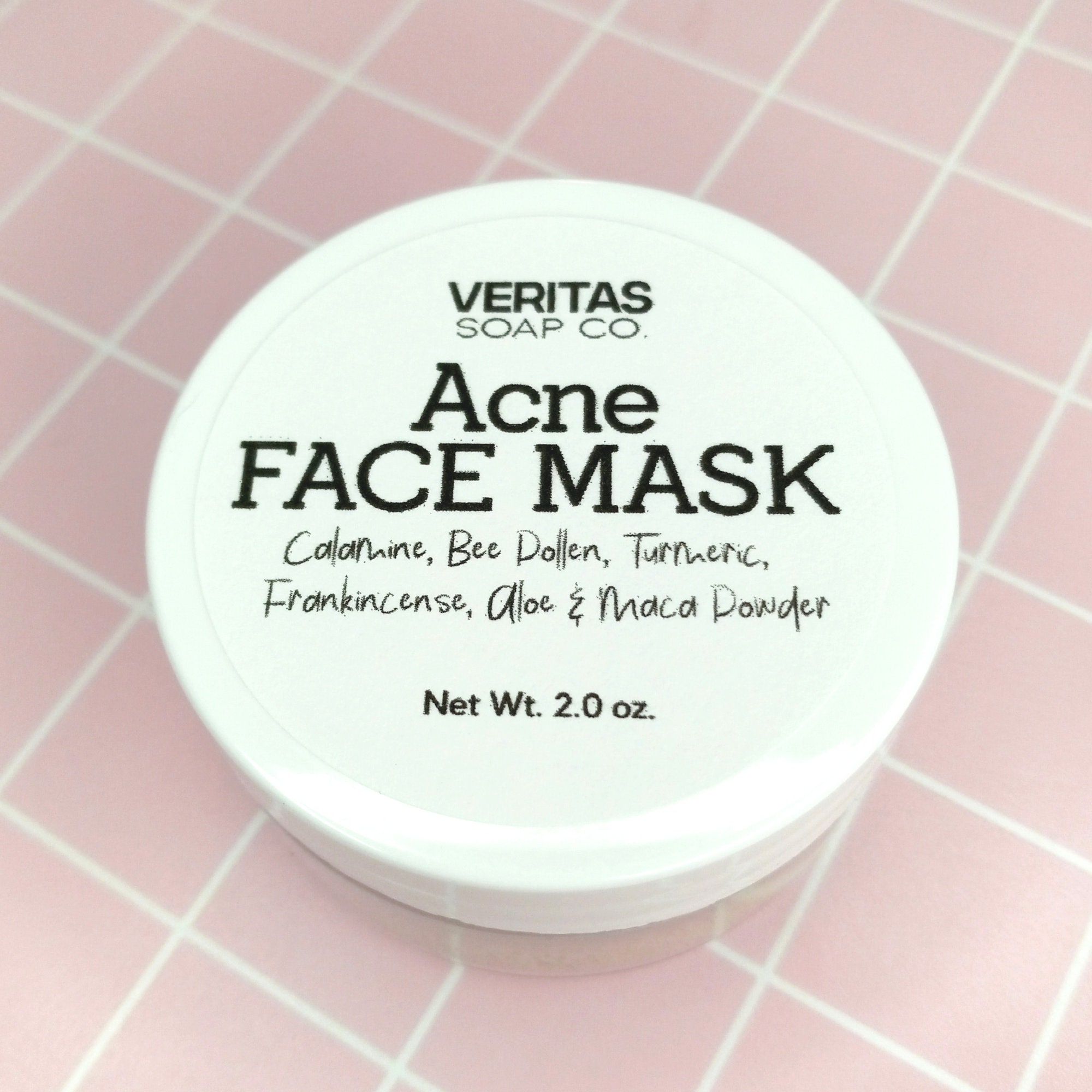 Face Mask/Cleansing Grains - Calamine Powder, Bee Pollen Powder, Organic Turmeric, Frankincense, Aloe Vera, Sea Clay & Maca Powder