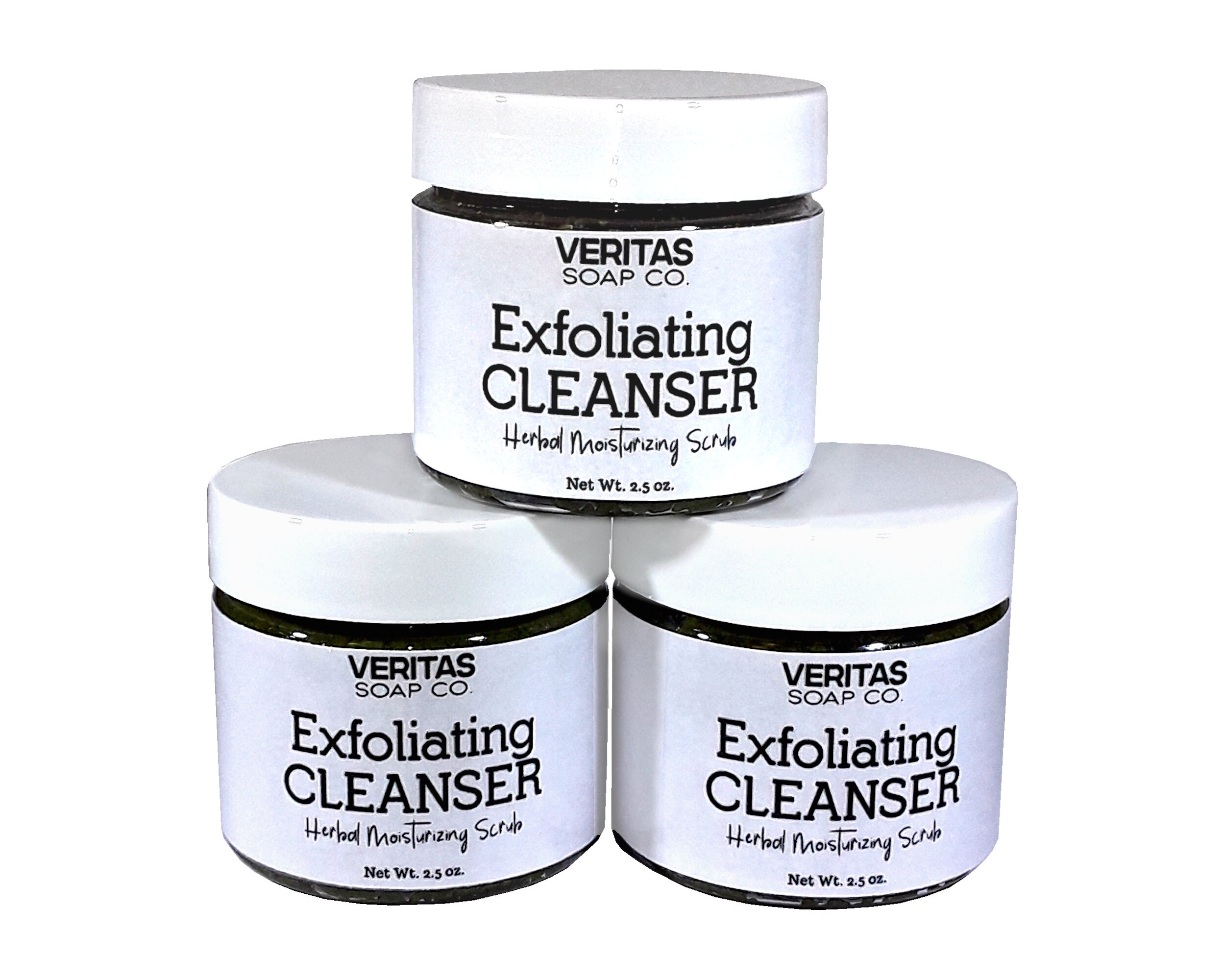 EXFOLIATING CLEANSER with Organic Moringa, Brown Rice Flour, Botanical