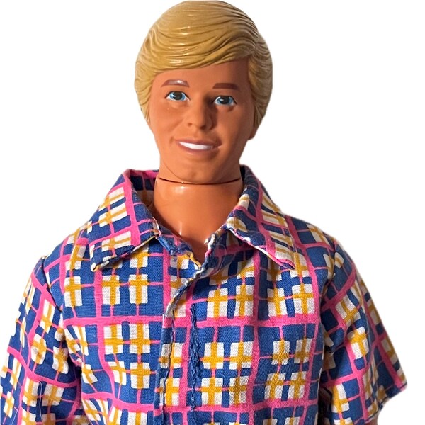 Vintage 1988 80's Mattel Barbie Cool Tops Ken blonde doll