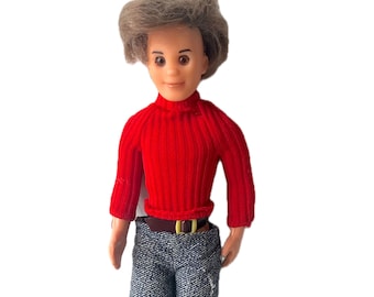 Vintage 1973 70&#39;s Mattel Sunshine Family Steve dad jointed doll