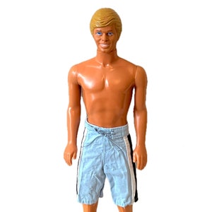 Vintage 1988 80&#39;s Mattel Barbie Beach Blast Ken blonde doll