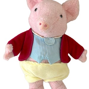 Vintage 1983 Beatrix Potter Pigling Bland 16” Pig Plush by Eden Toys