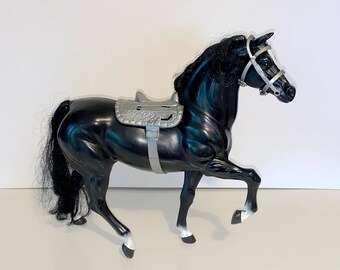 black barbie horse