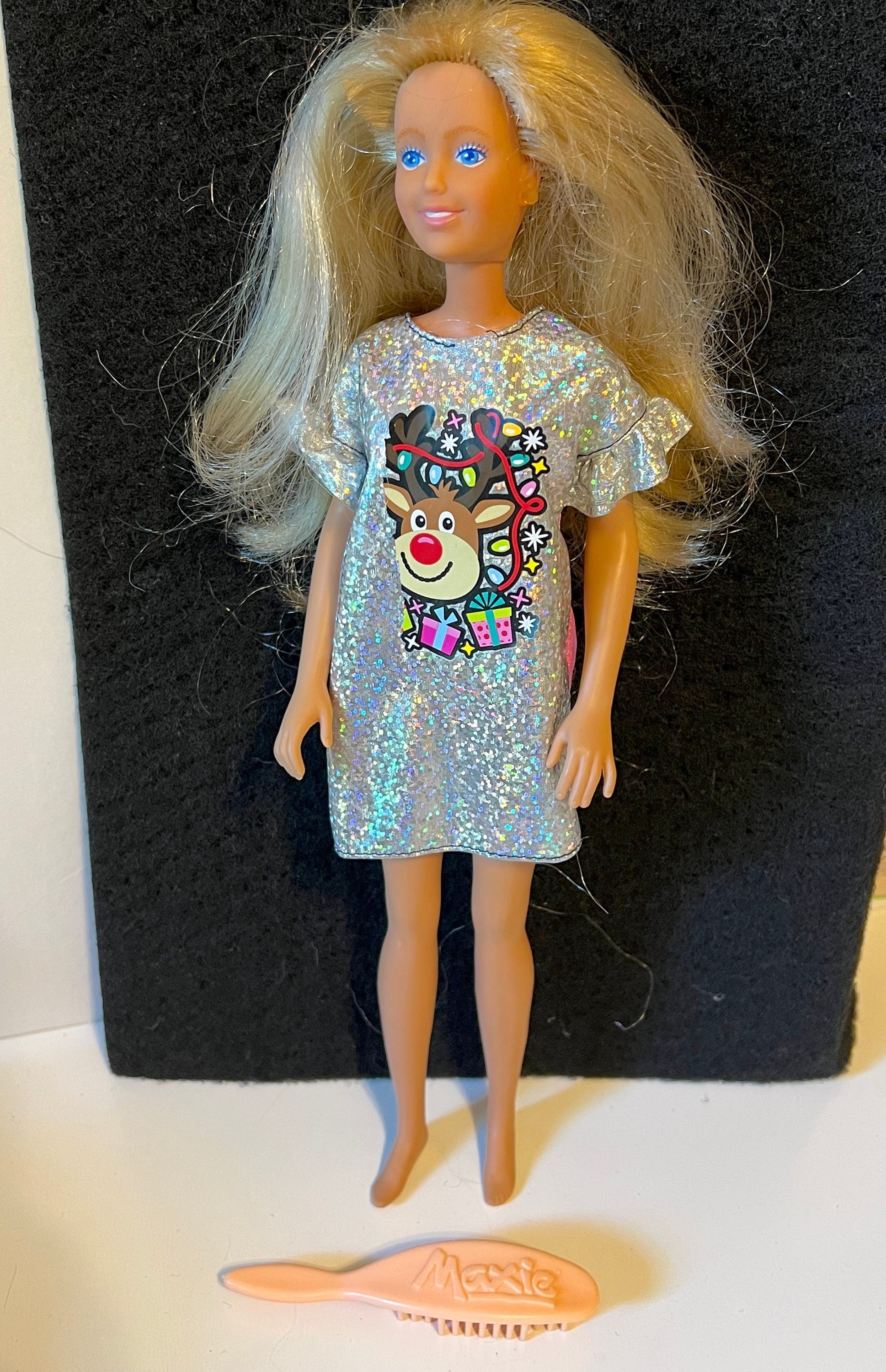 Vintage 1980's Hasbro Slumber Party Maxie bambola spazzola