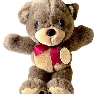 Vintage 1993 90&#39;s Precious Moments Charlie teddy bear plush 15&quot; plastic tag