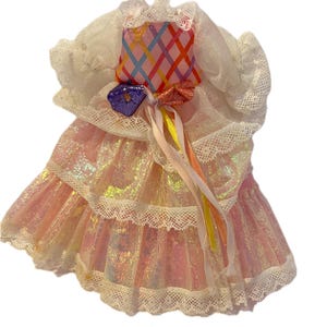 Vintage 1986 Mattel Lady Lovely Locks poppenjurk jaren 80 ZIE OMSCHRIJVING EN FOTO&#39;S