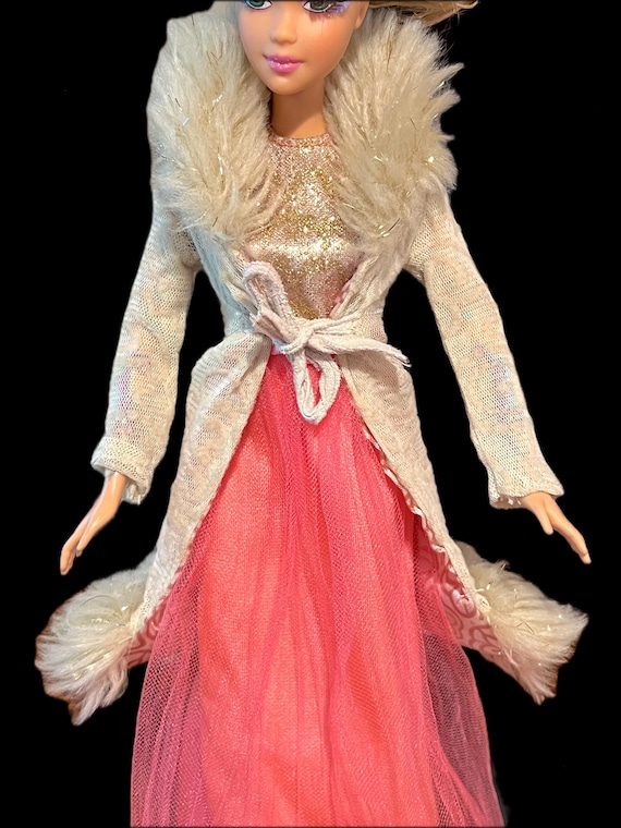 Chaqueta de abrigo de repuesto para muñeca Barbie Lindsay Lohan de