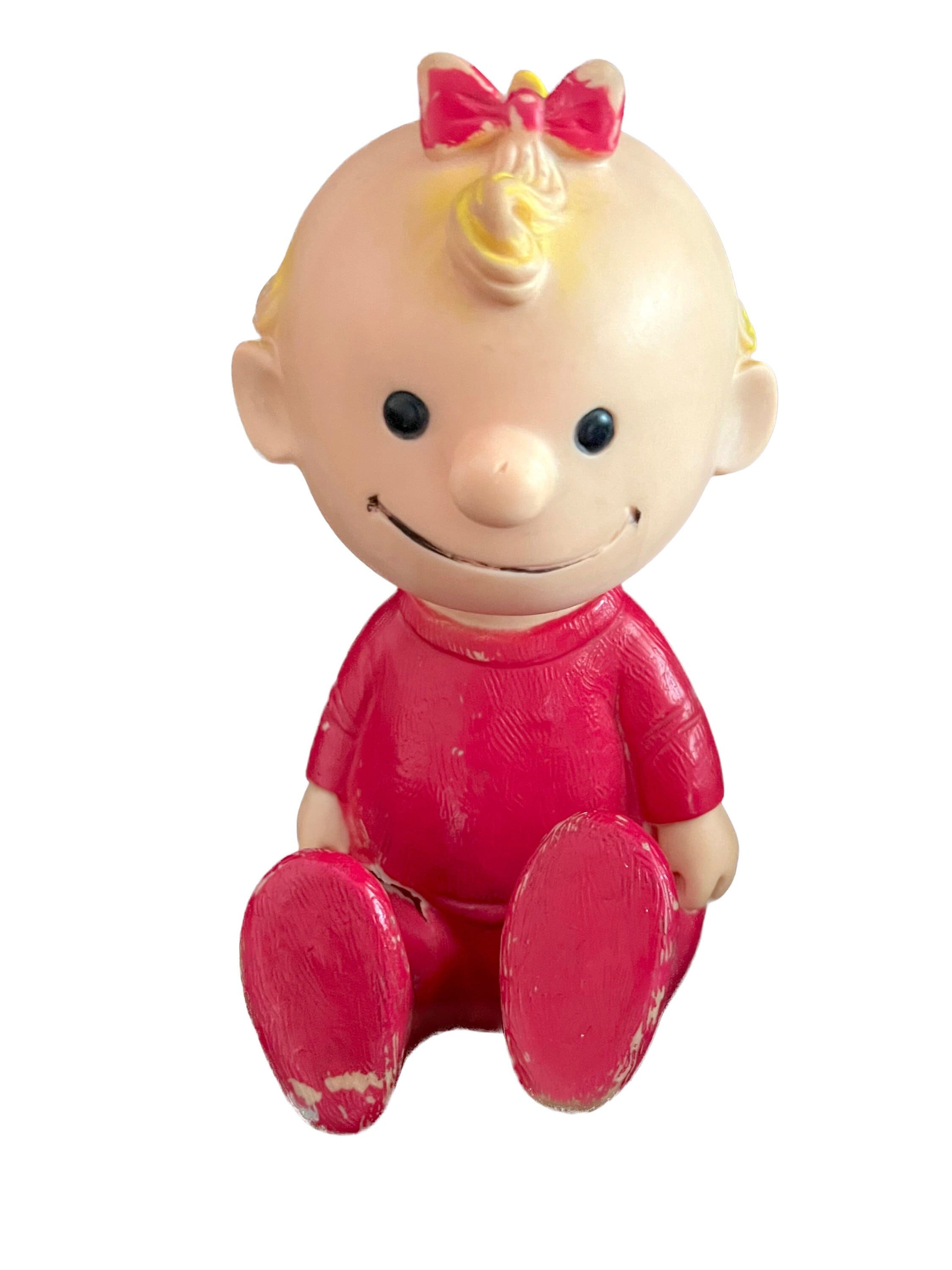 ハンガーフォード　HUNGERFORD ルーシー　赤ポチ Vintage 1958 50's Hungerford Peanuts Sally Brown Baby Squeaky Toy