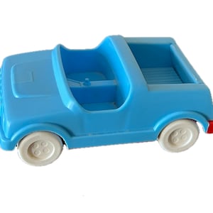 Vintage 1984 80&#39;s Sesame Street Mr Hooper&#39;s store playset blue car vehicle