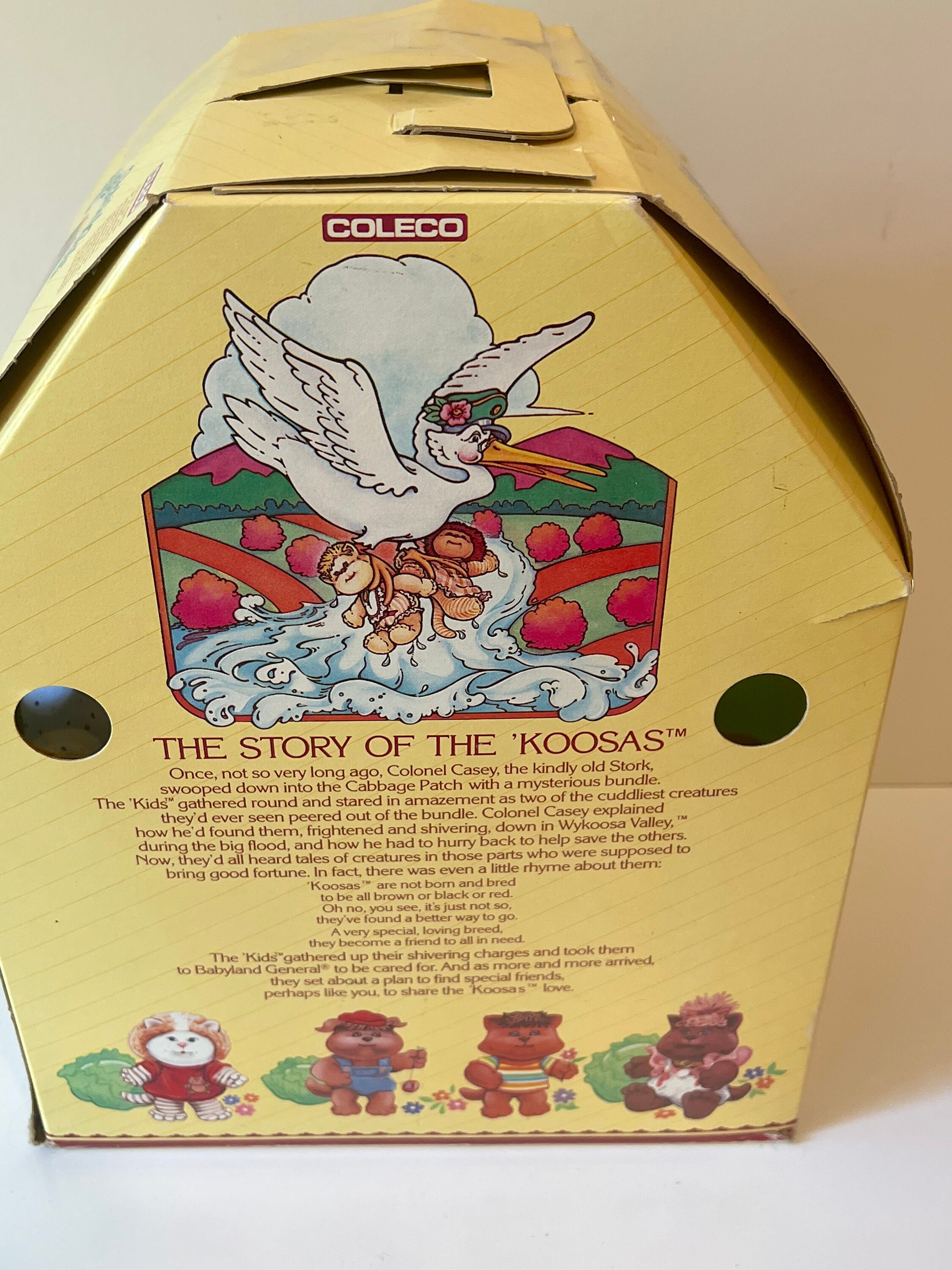 Vintage 1980's Cabbage Patch Kids Pet Koosa Dog Full Hair Etsy