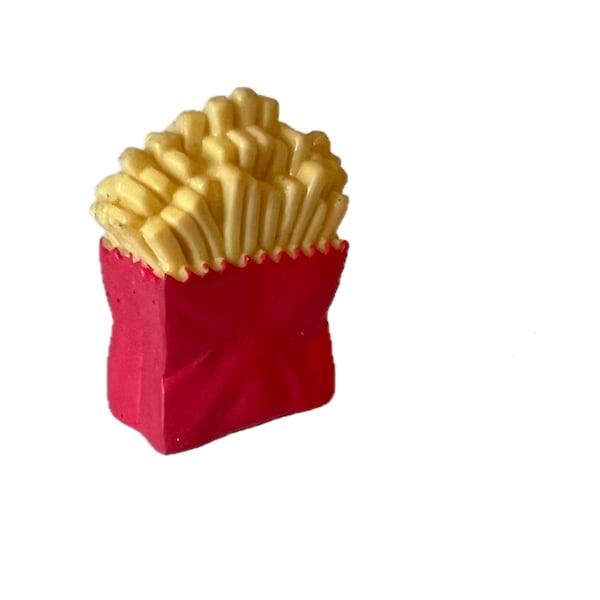 Vintage 1980's Russ French fries fry school eraser