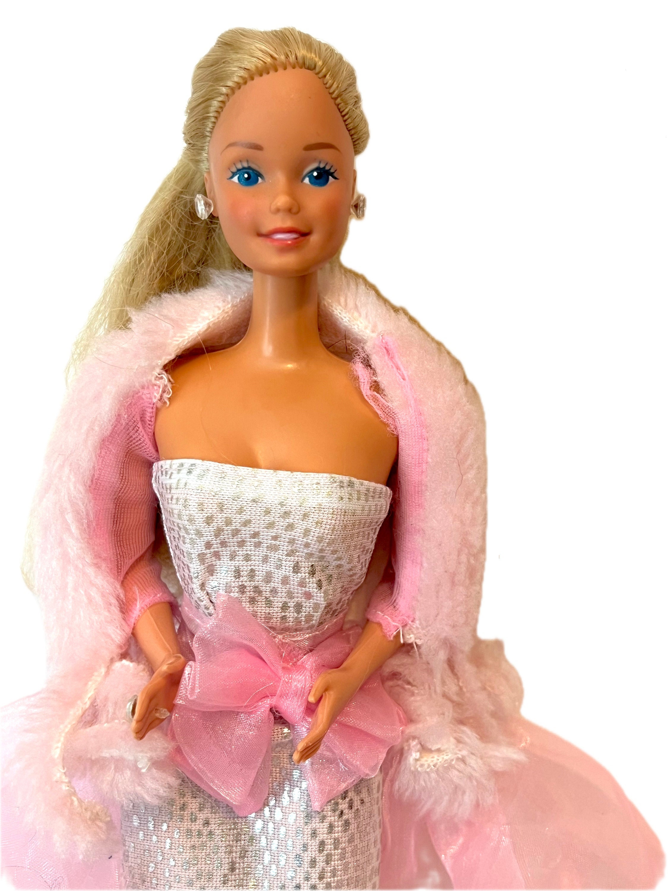 Vintage 1981 80's Mattel Pink Pretty Barbie Doll Superstar Era