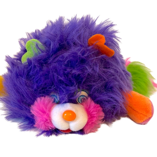 Popples Vintage – Pom Pom Popples Cheerleader – 28 Cm – Mattel 1987 – Occasion