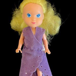 Vintage 1987 80&#39;s Kenner Wish World Kids Rachel doll Sponge N Plunge bathtub playset