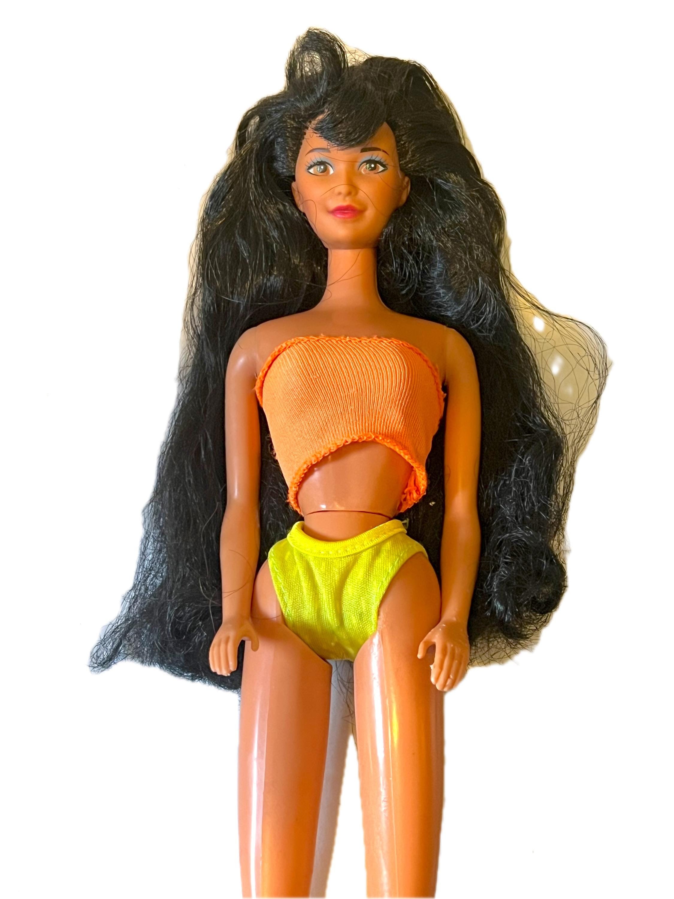 Vintage 1990 90's Mattel Hawaiian Fun Kira Miko Asian Barbie Doll