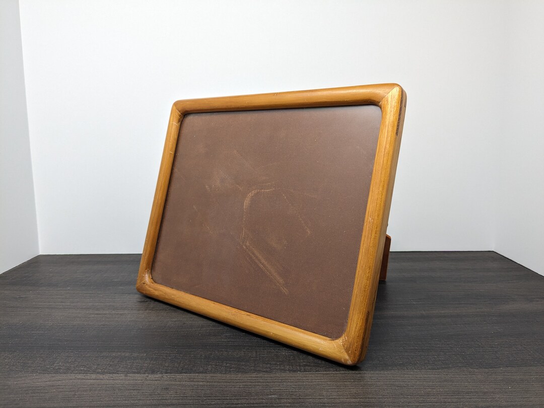 Mid Century Teak Picture Frame Solid Teak Rectangular Frame Vertical or