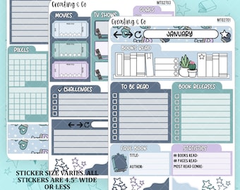 January Monthly Tile Sticker Kit - MT027