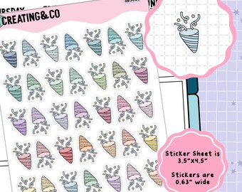 Celebrate Confetti Icon Functional Stickers - SBS022