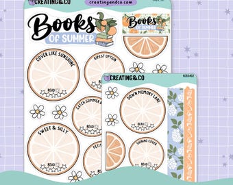 Decoratieve leesuitdaging Books of Summer Orange Grove - RC555