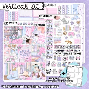 Counting Stories Vertical Weekly Planner Kit  - BK605