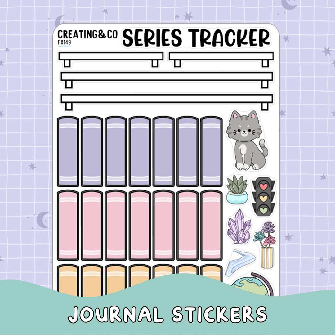 Sticker Page Base Series Tracker Note Page Builder Functional Sticker Sheet - FX149 - Etsy