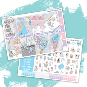 Sweet Treats - Printable Weekly Planner Stickers