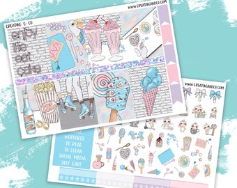 Sweet Treats - Printable Weekly Planner Stickers