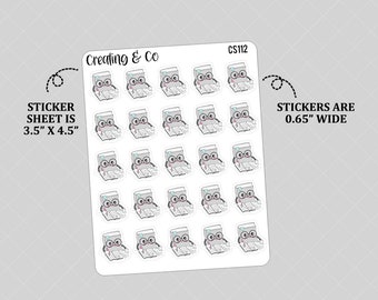 Planning Booksy Character Functional Stickers - CS112