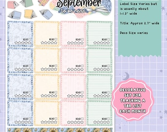 Cosy patchwork september maandelijks te lezen planner stickerkit - MTB064