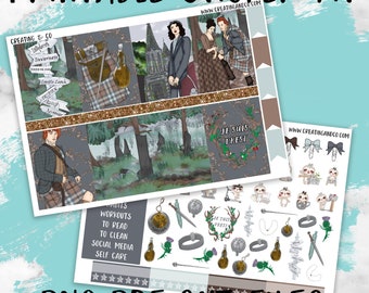 Sassenach Printable Weekly Planner Stickers