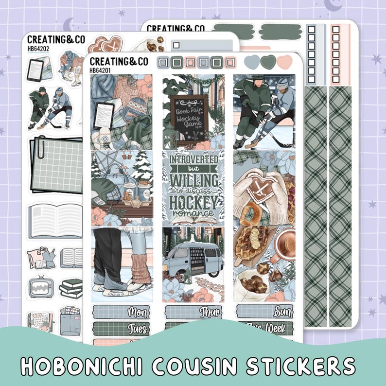 Winter Cabin, Snowed in Hobonichi Cousin Weekly Planner Kit - 1.3 ...