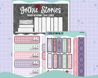 Gothic Romance Mood Reader Book Shelf Decorative Reading Challenge - RC569