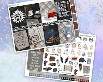 Hunters - Printable Weekly Planner Stickers