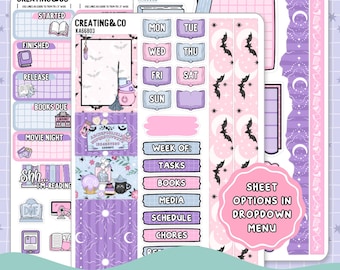 Divine Desserts Weekly Kit Add On Planner Sticker Sheets - KA668