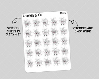 Happy Mail Booksy Character Functional Stickers - CS146