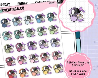 Spooky Podcast Icon Functional Stickers - SBS052